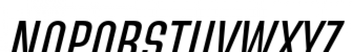 Directors Gothic 230 Medium Oblique Font UPPERCASE