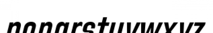 Directors Gothic 230 Semi Bold Oblique Font LOWERCASE