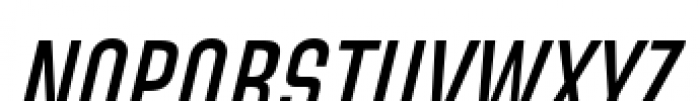 Directors Gothic 240 Medium Oblique Font UPPERCASE