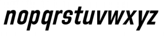 Directors Gothic 240 Semi Bold Oblique Font LOWERCASE