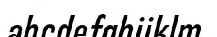 Directors Gothic 250 Medium Oblique Font LOWERCASE