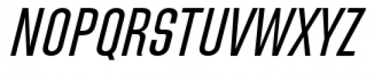 Directors Gothic 250 Regular Oblique Font UPPERCASE