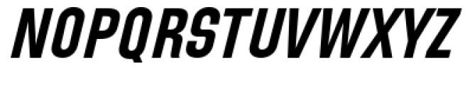 Directors Gothic 250 Semi Bold Oblique Font UPPERCASE