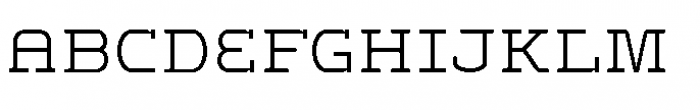 Discourse Middle Light Font LOWERCASE