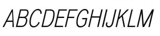 Divulge Condensed Light Italic Font UPPERCASE