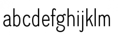 Divulge Condensed Light Font LOWERCASE