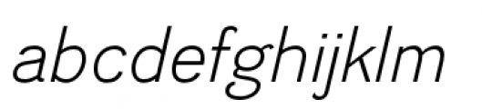 Divulge Light Italic Font LOWERCASE