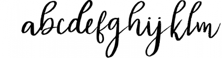 Diana Rough | Script Rough Style Font LOWERCASE