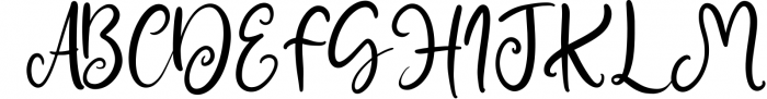 Digenta Modern Calligraphy Font UPPERCASE