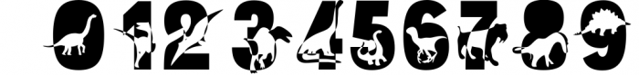 Dino World - Dinosaur Font Font OTHER CHARS