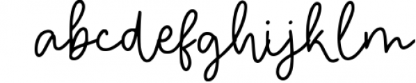 Diola Gonel - Monoline Handwritten Font Font LOWERCASE