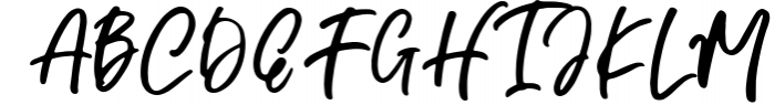 Display Signature Font - SVG 1 Font UPPERCASE