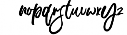 Display Signature Font - SVG 1 Font LOWERCASE