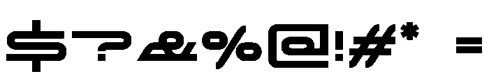 DIMOD Font OTHER CHARS