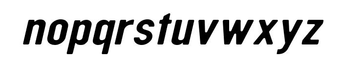 DIN Rundschrift BreitKursiv Font LOWERCASE