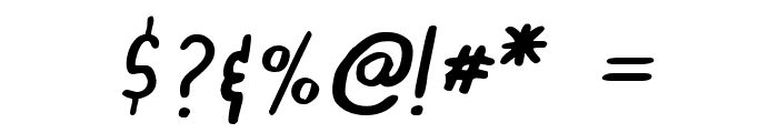 DINSKI CASUAL HANDWRITING Italic Font OTHER CHARS