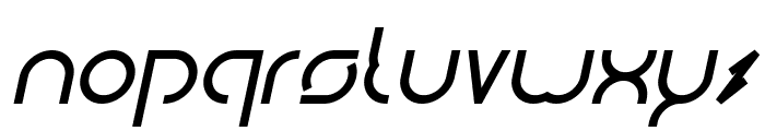DISMECHA Bold Italic Font LOWERCASE