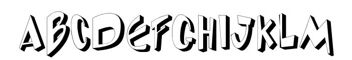DiPed Thick Font UPPERCASE
