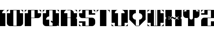 DiSJAMES Regular Font UPPERCASE