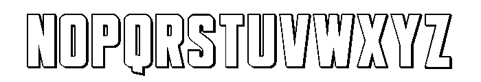 DiaClone 3D Font LOWERCASE