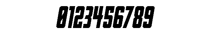 DiaClone Condensed Italic Font OTHER CHARS