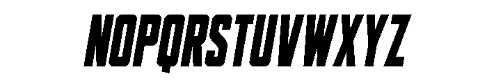 DiaClone Condensed Italic Font LOWERCASE
