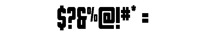 DiaClone Condensed Font OTHER CHARS