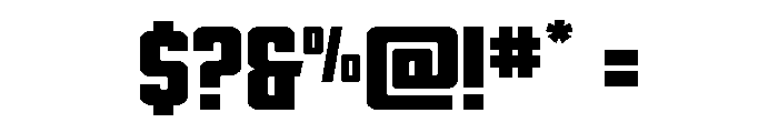 DiaClone Expanded Font OTHER CHARS