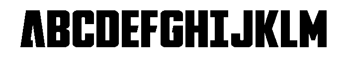 DiaClone Expanded Font UPPERCASE