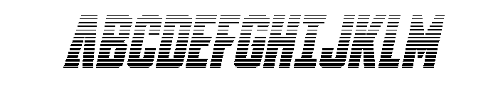 DiaClone Gradient Italic Font UPPERCASE