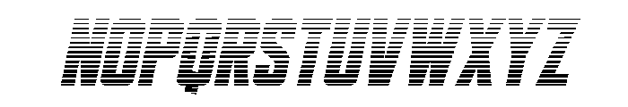 DiaClone Gradient Italic Font LOWERCASE