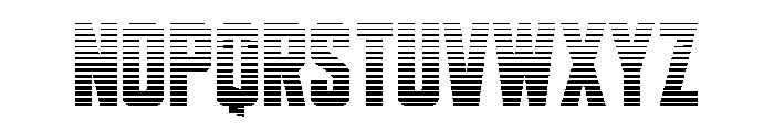 DiaClone Gradient Font LOWERCASE