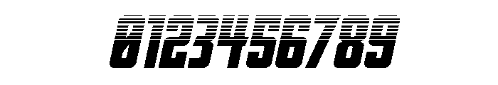 DiaClone Halftone Italic Font OTHER CHARS