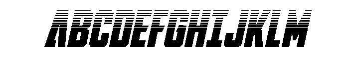 DiaClone Halftone Italic Font UPPERCASE