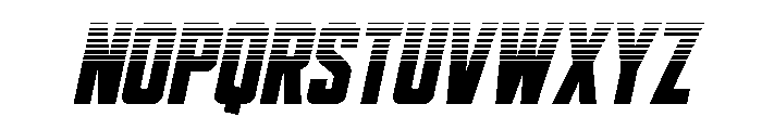 DiaClone Halftone Italic Font LOWERCASE