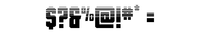 DiaClone Halftone Font OTHER CHARS