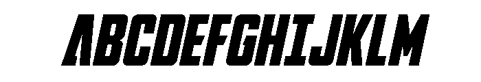 DiaClone Italic Font UPPERCASE