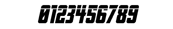 DiaClone Laser Italic Font OTHER CHARS