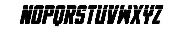 DiaClone Laser Italic Font UPPERCASE