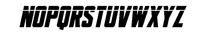 DiaClone Laser Italic Font LOWERCASE