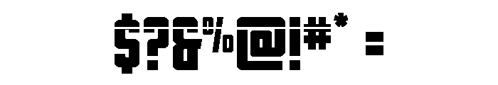 DiaClone Laser Font OTHER CHARS