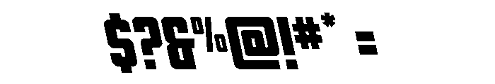 DiaClone Leftalic Font OTHER CHARS