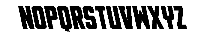 DiaClone Leftalic Font UPPERCASE