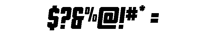 DiaClone Semi-Italic Font OTHER CHARS