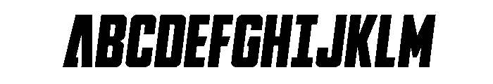 DiaClone Semi-Italic Font UPPERCASE
