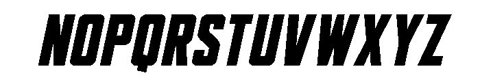 DiaClone Spaced Italic Font LOWERCASE