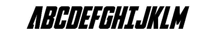 DiaClone Super-Italic Font UPPERCASE