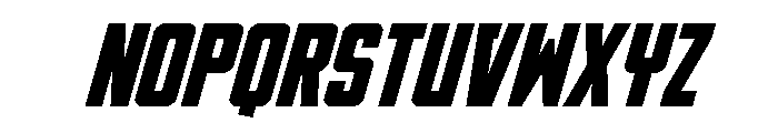 DiaClone Super-Italic Font UPPERCASE