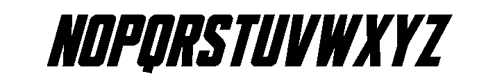 DiaClone Super-Italic Font LOWERCASE