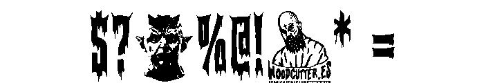 Diablo Party Font OTHER CHARS